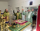 В праздник Входа Господня в Иерусалим епископ Симон совершил богослужение в храме иконы Пресвятой Богородицы «Всех скорбящих радость» города Красный Сулин