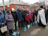 В Свято-Андреевском храме г. Миллерово молитвенно отметили Крещение Господне