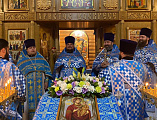 Приход Одигитриевской иконы Божией Матери пос. Таловый соборно отметил храмовый праздник
