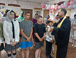 Молебен на начало учебного года в хуторе Усьман