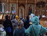 Ученики школы № 7 посетили храм в честь Донской иконы Божией Матери г. Новошахтинска