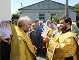 В день престольного праздника Преосвященнейший епископ Симон совершил Божественную литургию в храме святой равноапостольной княгини Ольги пос. Горный