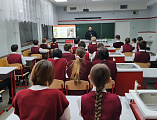 В лицее № 7 города Миллерово при участии иерея Симеона Есина прошел Елизаветинский урок