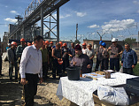 Протоиерей Сергий Явиц совершил освящение места под строительство элеватора завода «Амилко» в г. Миллерово