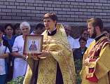В противосиликозном диспансере г. Шахты по случаю Дня шахтера совершен молебен с водосвятием