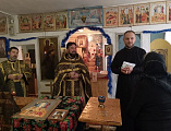 В храме Преображения Господня села Лысогорка совершили Литургию в день памяти святителя Луки Крымского
