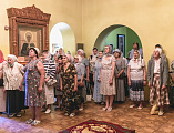 Праздничную Литургию по случаю престольного дня храма святой Ксении Петербургской г. Шахты возглавил Преосвященнейший Симон, епископ Шахтинский и Миллеровский