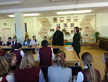 В лицее № 7 города Миллерово проведен открытый урок Основ православной культуры для девятых классов