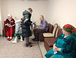 В Боковской поздравили постояльцев приюта для пожилых с Рождеством Христовым