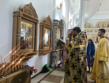 В Державном храме города Донецка появилась уникальная четырехчастная икона