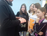 Священник провел духовную беседу с детьми из социально-реабилитационного центра села Маньково-Калитвенское