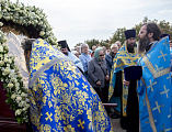 Донская икона Божией Матери прибыла в Покровский кафедральный собор города Шахты