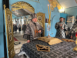 Литургия Преждеосвященных Даров в храме Покрова Пресвятой Богородицы города Новошахтинска