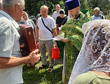 В день памяти преподобного Серафима Саровского храм в поселке Отрадный Багаевского района отметил престольный праздник