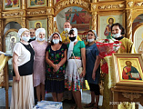 Поздравления с библейским юбилеем принял настоятель Донского храма г. Новошахтинска протоиерей Роман Амплеев