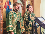 Праздничную Литургию по случаю престольного дня храма святой Ксении Петербургской г. Шахты возглавил Преосвященнейший Симон, епископ Шахтинский и Миллеровский