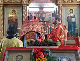 В храме Донской иконы Божией Матери г. Новошахтинска почтили память священномученика Александра, епископа Команского, небесного покровителя города Новошахтинска и горняков