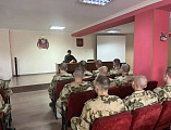 Духовно-нравственная беседа прошла с военнослужащими войсковой части 3033