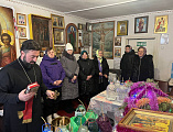 В селе Лысогорка совершили Великое освящение воды в канун Крещения Господня
