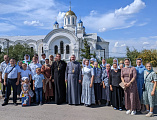 Преосвященнейший епископ Симон принял участие в торжествах по случаю дня памяти преподобной Арсении (Себряковой) в Спасо-Преображенском монастыре в городе Серафимовиче Волгоградской области