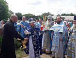 В хаме Владимирской иконы Божией Матери хутора Можаевка было совершено празднование престольного торжества