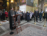 В Покровском кафедральном соборе совершили молитву на начало чтения Псалтири