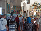Молебен на начало учебного года в селе Шептуховка