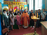 Иерей Антоний Бережной благословил выпускников Маньковской школы на сдачу экзаменов