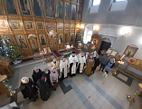 В храме Донской иконы Божией Матери города Новошахтинска молитвенно почтили память местночтимого исповедника Христова и подвижника Донбасса иеромонаха Серафима (Калинина)