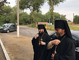 Епископ Николай, Управляющий Амурской епархией, совершил Божественную литургию в храме святого великомученика Пантелеимона города Миллерово