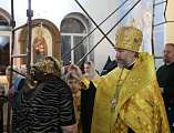 Преосвященнейший епископ Симон совершает архипастырский визит в Чернышевское благочиние 