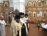 Отпевание протоиерея Петра Почтового состоялось в храме святителя Тихона Задонского станицы Кривянской
