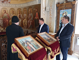 Преосвященнейший епископ Симон провел выездное совещание по строительству и благоустройству храма святых мучениц Веры, Надежды, Любови и матери их Софии ст. Багаевской