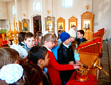 Урок колокольного звона и экскурсия по храму прошли в Державном храме г. Донецка