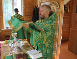 В день памяти преподобного Сергия, игумена Радонежского, Преосвященнейший епископ Симон совершил богослужение в храме в честь святого в городе Шахты