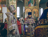 В Неделю Торжества Православия Преосвященнейший епископ Симон совершил Божественную литургию святителя Василия Великого в Покровском кафедральном соборе г. Шахты