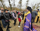 Епископ Симон совершил молебен о благословении работ и урожая на донских полях