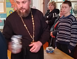 Иерей Антоний Бережной поздравил с Рождеством Христовым воспитанников спецшколы села Маньково-Калитвенское