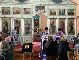 В храме Святителя Николая Чудотворца ст. Обливской состоялось соборное Богослужение