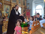 В Донском храме г. Новошахтинска снова встречают детей из Северодонецка