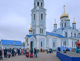 Праздничное мероприятие, посвященное Покрову Пресвятой Богородицы, состоялось на Соборной площади г. Шахты