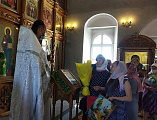 Поздравления с 16-летием иерейской хиротонии принял настоятель Донского храма г. Новошахтинска протоиерей Роман Амплеев