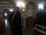 В Донском храме г. Новошахтинска состоялась традиционная встреча казаков станицы Мало-Несветаевской с духовником