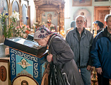 В праздник Благовещения Пресвятой Богородицы Преосвященнейший епископ Симон совершил Литургию в храме Вознесения Господня города Шахты