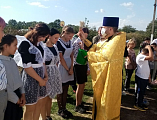 Протоиерей Роман Мсяников принял участие в торжественном мероприятии, посвященном открытию обновленных кабинетов в школе хут. Усьман