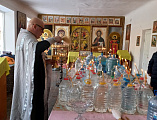 В праздник Крещения Господня иерей Евгений Поцелуев посетил малонаселенные хутора