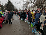 В Свято-Андреевском храме г. Миллерово молитвенно отметили Крещение Господне