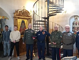 Традиционная встреча и приведение к присяге казаков станицы Мало-Несветаевской