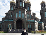 Иеромонах Николай (Наметышев) посетил Патриарший собор в честь Воскресения Христова