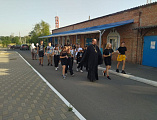 В Донском храме Новошахтинска встретили детей из Северонецка